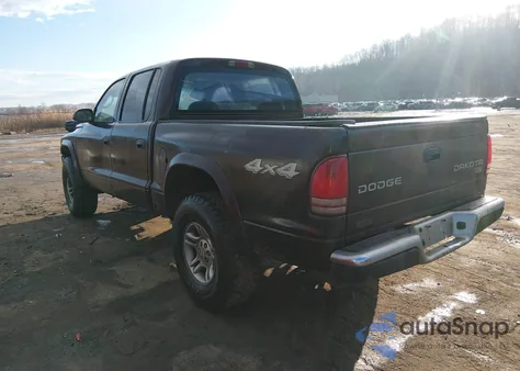 2004 Dodge Dakota Slt from USA, damaged, VIN 1D7HG48N84S718224